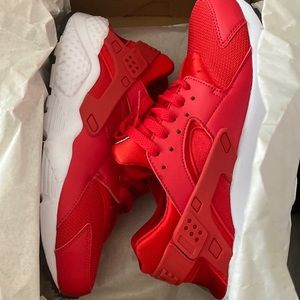 Red Nike shoes